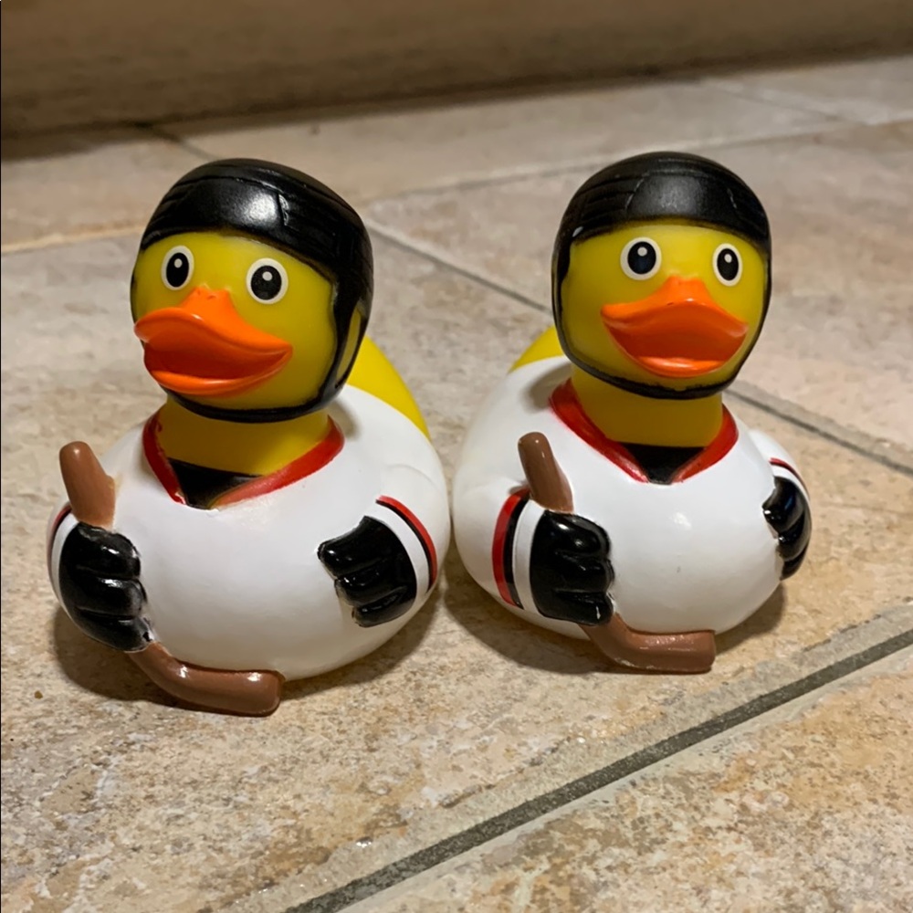 Hockey Player Rubber Ducks